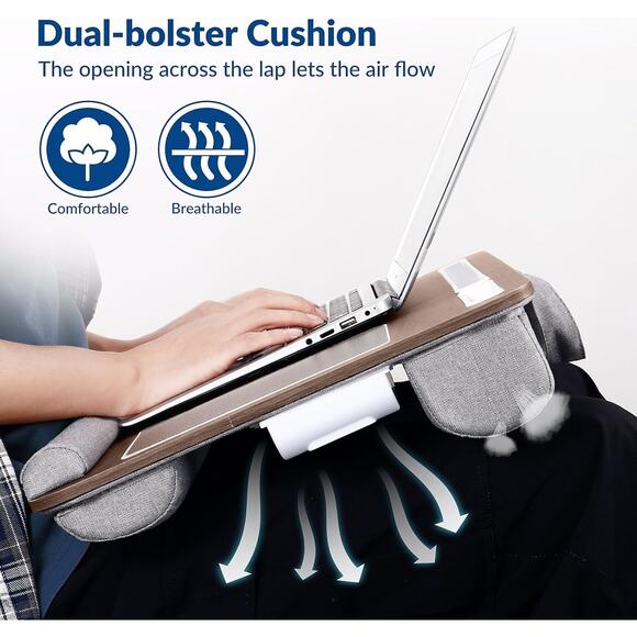 Home Office Multifunctional Lap Desk Portable Workstation - Picture 5 of 7